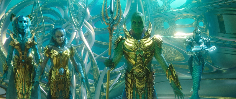 The throne room of the Fisherman Kingdom in Aquaman